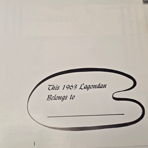 1963 Lagondan Yearbook Winfield High School Kansas Vintage School Memorabilia - Picture 7 of 11